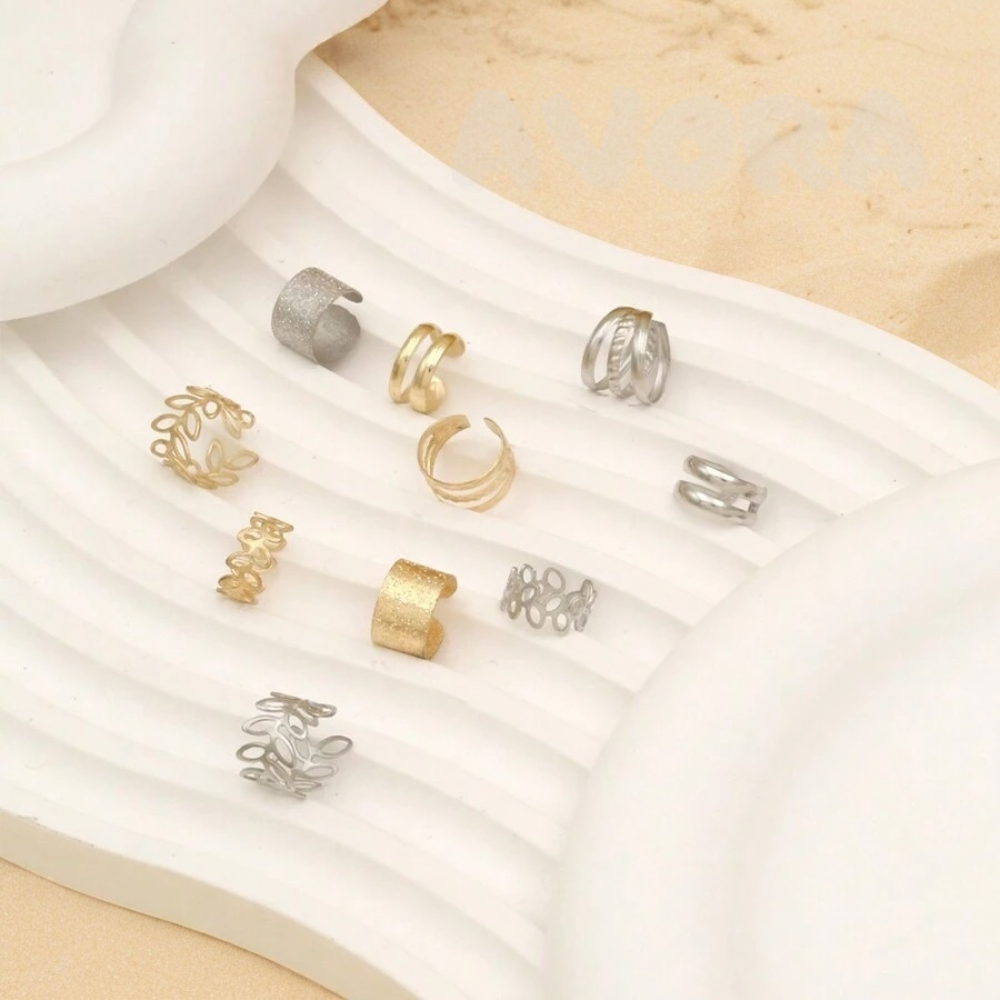 5Pc EarCuff Stack